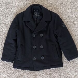 Mayoral Black Kids Peacoat